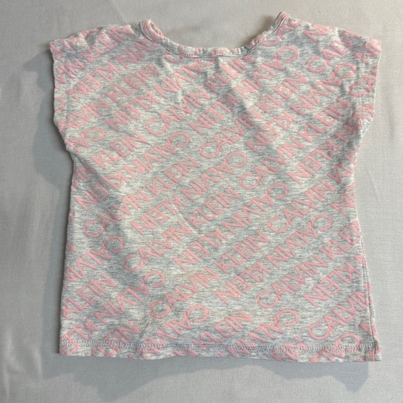 Calvin Klein - Pink and Grey Kids Shirt - Picture 5 of 5